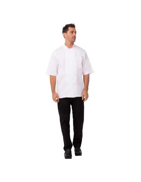 Veste de cuisine mixte blanche Chef Works Montreal Cool Vent L