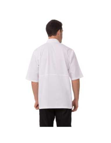 Veste de cuisine mixte blanche Chef Works Montreal Cool Vent M