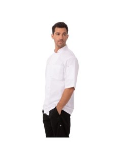 Veste de cuisine mixte blanche Chef Works Montreal Cool Vent S 2