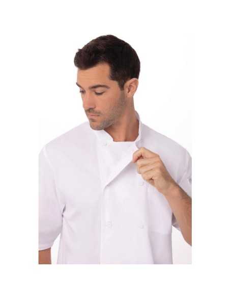 Veste de cuisine mixte blanche Chef Works Montreal Cool Vent S