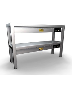 ÉTAGÈRE CHAUFFANTE EN CÉRAMIQUE 2 NIVEAUX 1000
6 HEATERS... 2