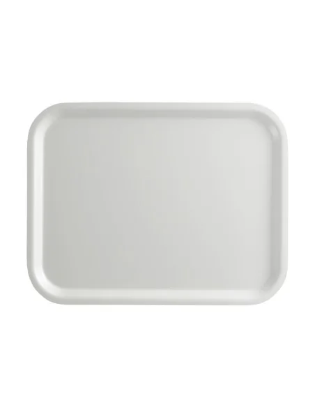Plateau surface lisse Capri Cambro blanc 320x530mm