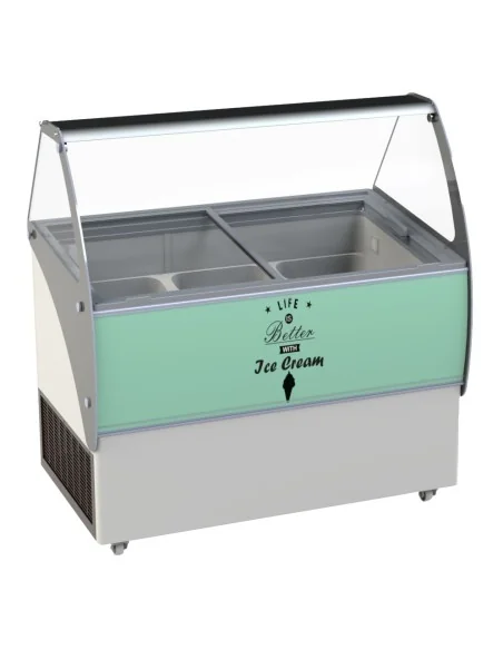 VITRINE À CREME GLACÉE BALI 9X5 LTR