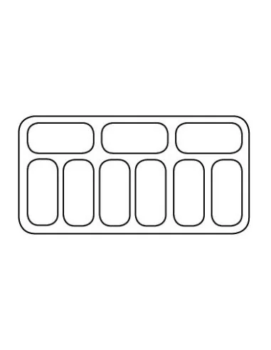 VITRINE À CREME GLACÉE BALI 9X5 LTR