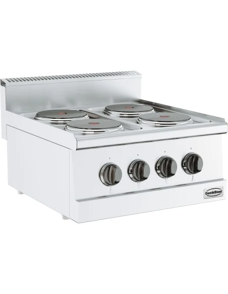 BASE 600 CUISINIÈRE AVEC PLAQUE ÉLECTRIQUE 4 PL.