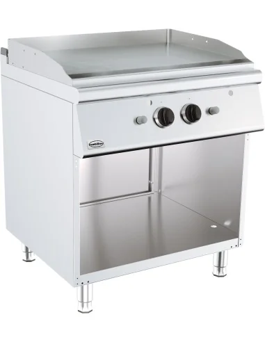 BASE 700 PLAQUES GRILL A GAZ CHROME