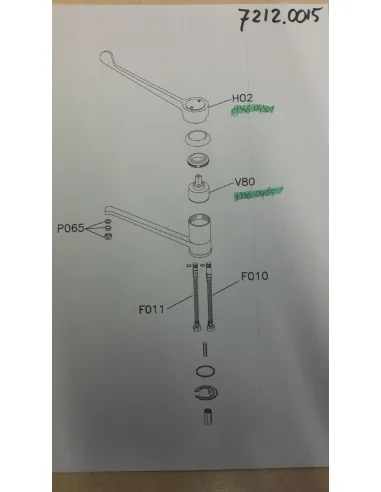 ROBINET AVEC COMMANDE DE COUDE