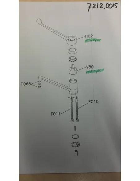 ROBINET AVEC COMMANDE DE COUDE
