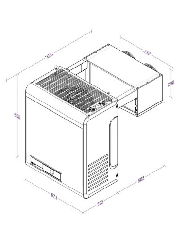 UNITÉ DE REFROIDISSEMENT TYPE POSITIF 21-36,7...