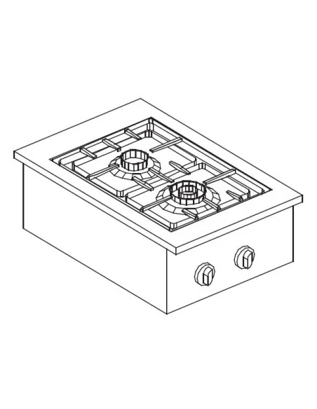 CUISINIÈRE À GAZ 2 BR. 9KW