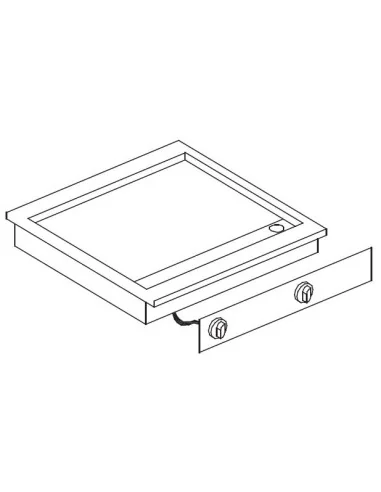 PLAQUES GRILL ÉL. LISSE 400V