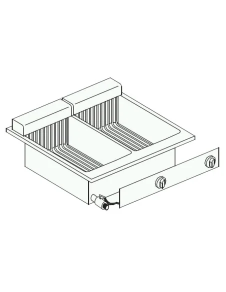 FRITEUSE ÉL. 2X10 L