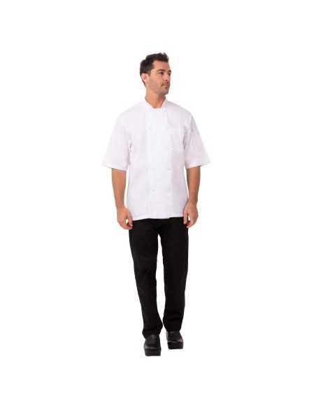 Veste de cuisine mixte blanche Chef Works Montreal Cool Vent XL