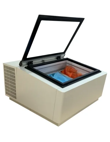 MODÈLE DE TABLE VITRINE À CREME GLACÉE BLANC...