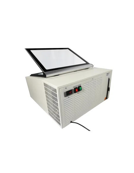 MODÈLE DE TABLE VITRINE À CREME GLACÉE BLANC
S'OUVRE DU CÔTÉ CLIENT