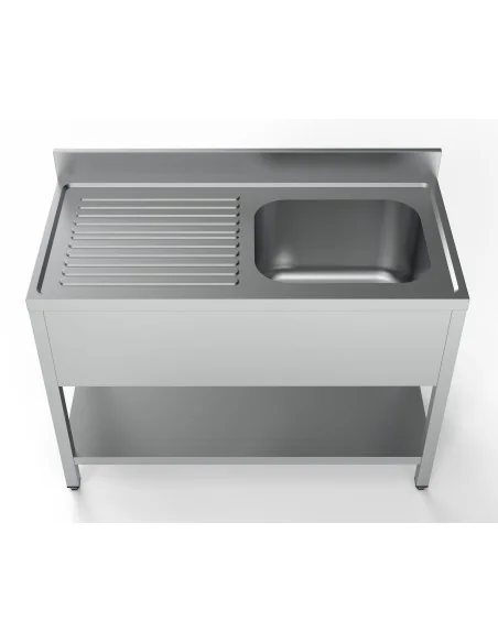 600 BLOC-ÉVIER ÉTAGÈRE 1 À DROITE 1200