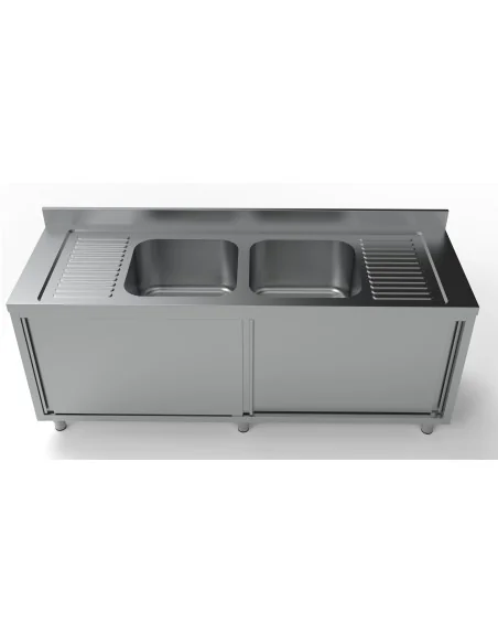 700 BLOC-ÉVIER PORTES COULISST 2 CENTRE 2000