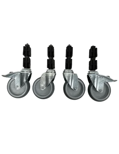 SERIE DE ROUES POUR TABLE 4X