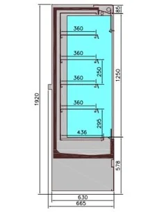 CHAMBRE FROIDE MURALE JAMIE 1.5 2