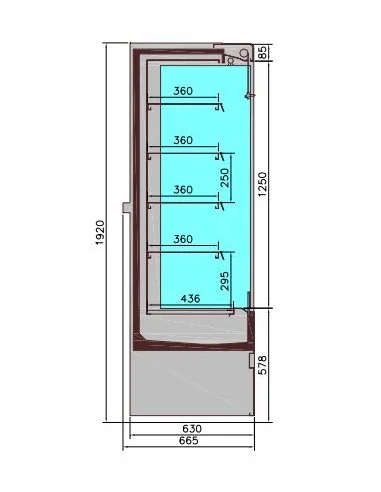 CHAMBRE FROIDE MURALE JAMIE 1.5