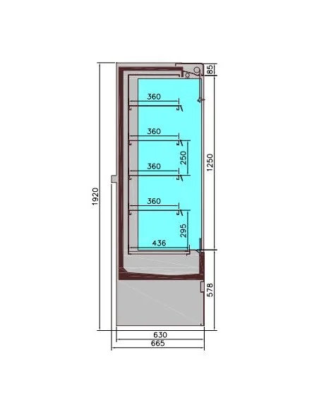 CHAMBRE FROIDE MURALE JAMIE 1.9