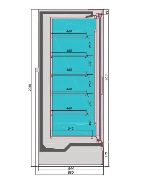 CHAMBRE FROIDE MURALE MIKE 1.3