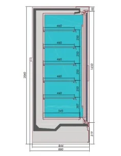 CHAMBRE FROIDE MURALE MIKE 1.9 2