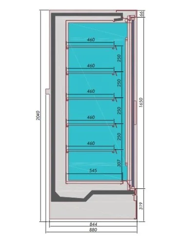 CHAMBRE FROIDE MURALE MIKE 1.9