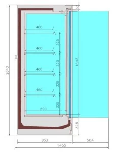 CHAMBRE FROIDE MURALE JAX 2.0 - REMOTE 2