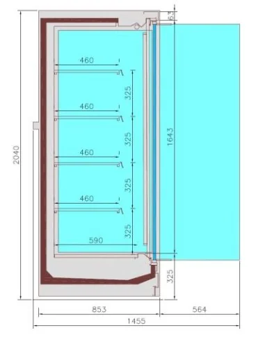 CHAMBRE FROIDE MURALE JAX 2.0 - REMOTE