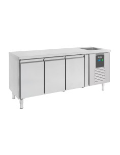 700 TABLE RÉFRIGÉRÉE PLONGE 3 PORTES