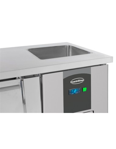 700 TABLE RÉFRIGÉRÉE PLONGE 3 PORTES