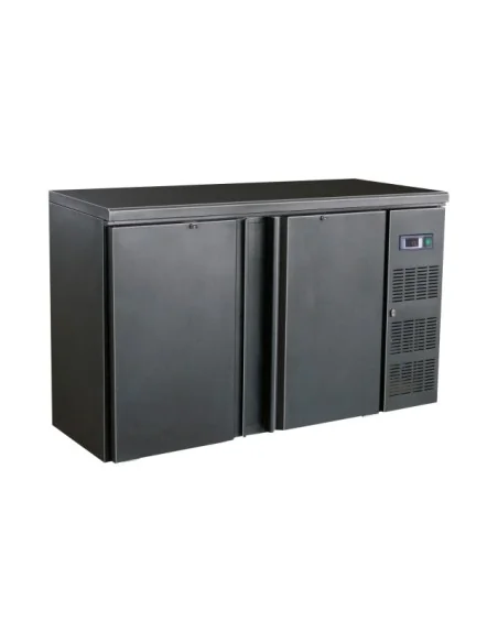 ARRIÈRE BAR RÉFRIGÉRÉE NOIR 2 PORTES