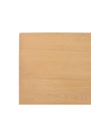 Plateau de table rectangulaire pré-percé coloris frêne naturel Bolero 700 x 1100mm