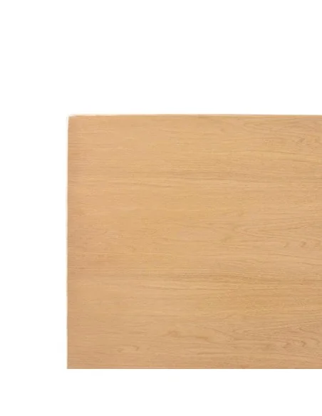 Plateau de table rectangulaire pré-percé coloris frêne naturel Bolero 700 x 1100mm