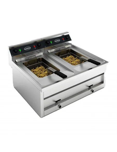 FRITEUSE POSABLE ÉLECTRIQUE 2X12L 2X9KW
