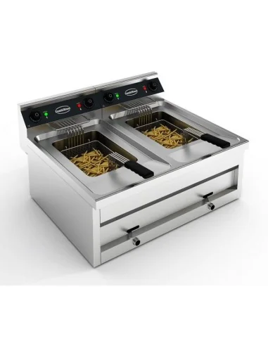 FRITEUSE POSABLE ÉLECTRIQUE 2X12L 2X9KW