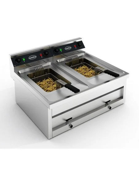 FRITEUSE POSABLE ÉLECTRIQUE 2X12L 2X9KW