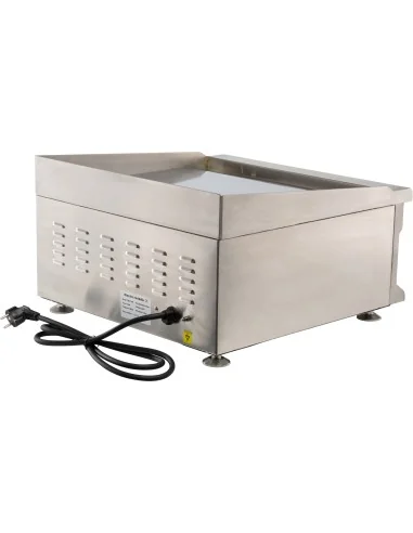 PLAQUE GRILLE ÉLECTRIQUE CHROME