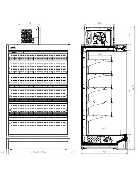 CHAMBRE FROIDE MURALE MAX 6.0 - REMOTE