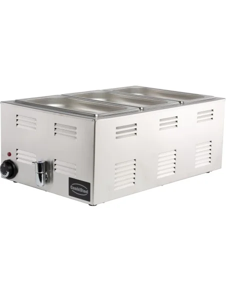 BAIN-MARIE AVEC ROBINET DE VIDANGE