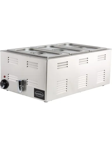 BAIN-MARIE AVEC ROBINET DE VIDANGE