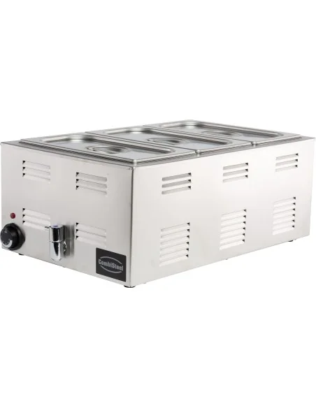 BAIN-MARIE AVEC ROBINET DE VIDANGE