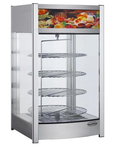 VITRINE CHAUFFANTE ROTATIVE 97L