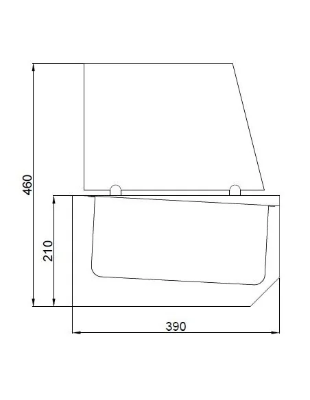 PUITS RÉFRIGÉRATÉE 6X 1/3 GN