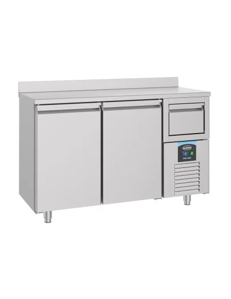 600 TABLE RÉFRIGÉRÉE 2 PORTESAVEC TIROIR POUR CAFÉ