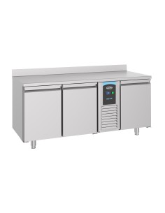 700 TABLE RÉFRIGÉRÉE BORD RELEVÉ 3 PORTES MONO BLOCK
