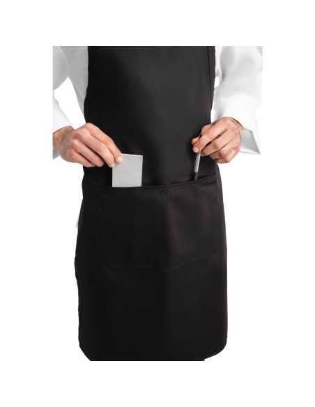 Tablier bavette Chef Works noir