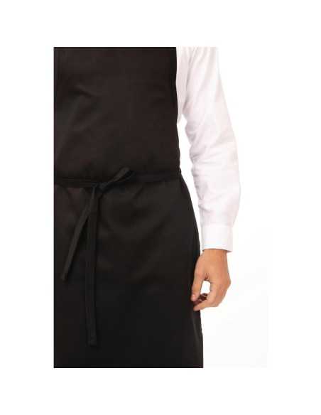 Tablier bavette Chef Works noir