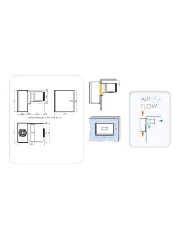 UNITÉ DE RÉFROIDISSEMENT TYPE POSITIF 34,1-61,5 M3